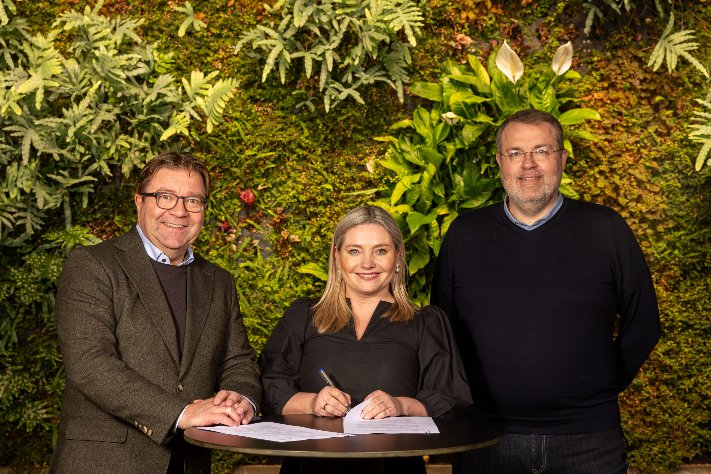 Pétur Óskarsson, Lilja Alfreðsdóttir og Jóhannes Þór Skúlason