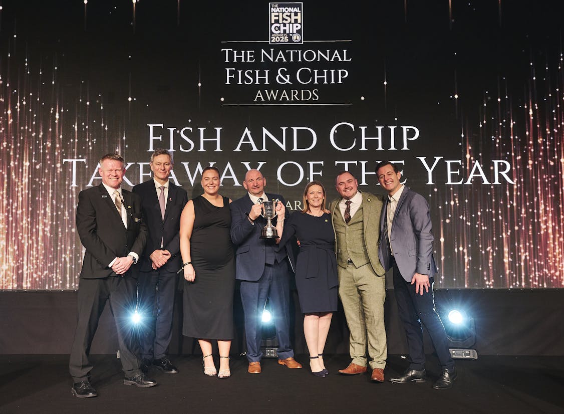 Frá Fish and Chip Awards hátíðinni í London 26. febrúar 2025