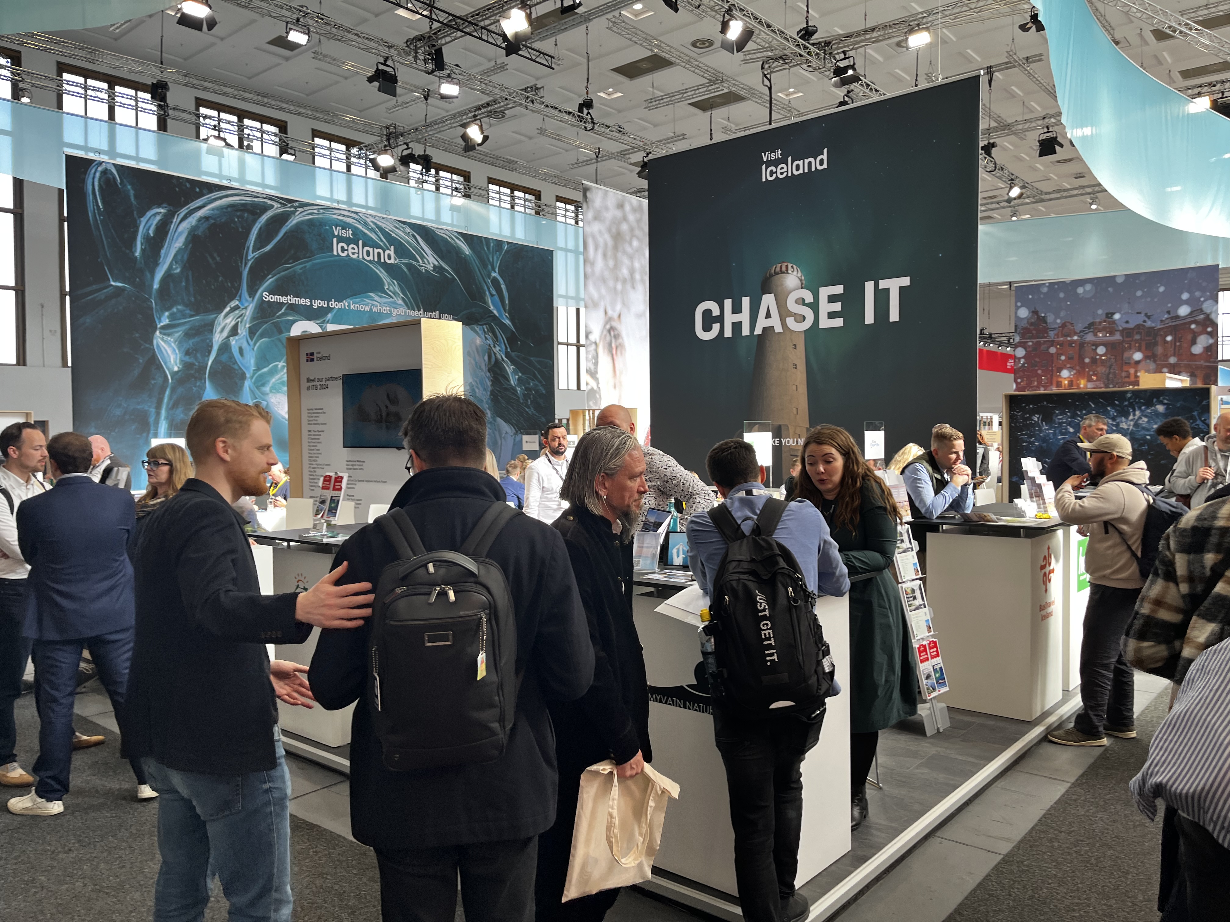 Icelandic booth and guests at ITB Berlin 2024
