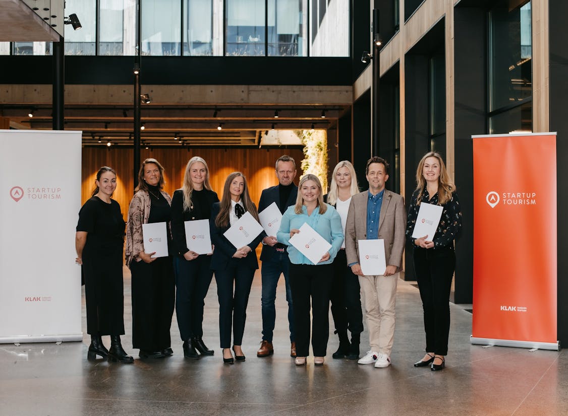 Bakhjarlar viðskiptahraðalsins Startup Tourism í Grósku þann 16. september 2024.