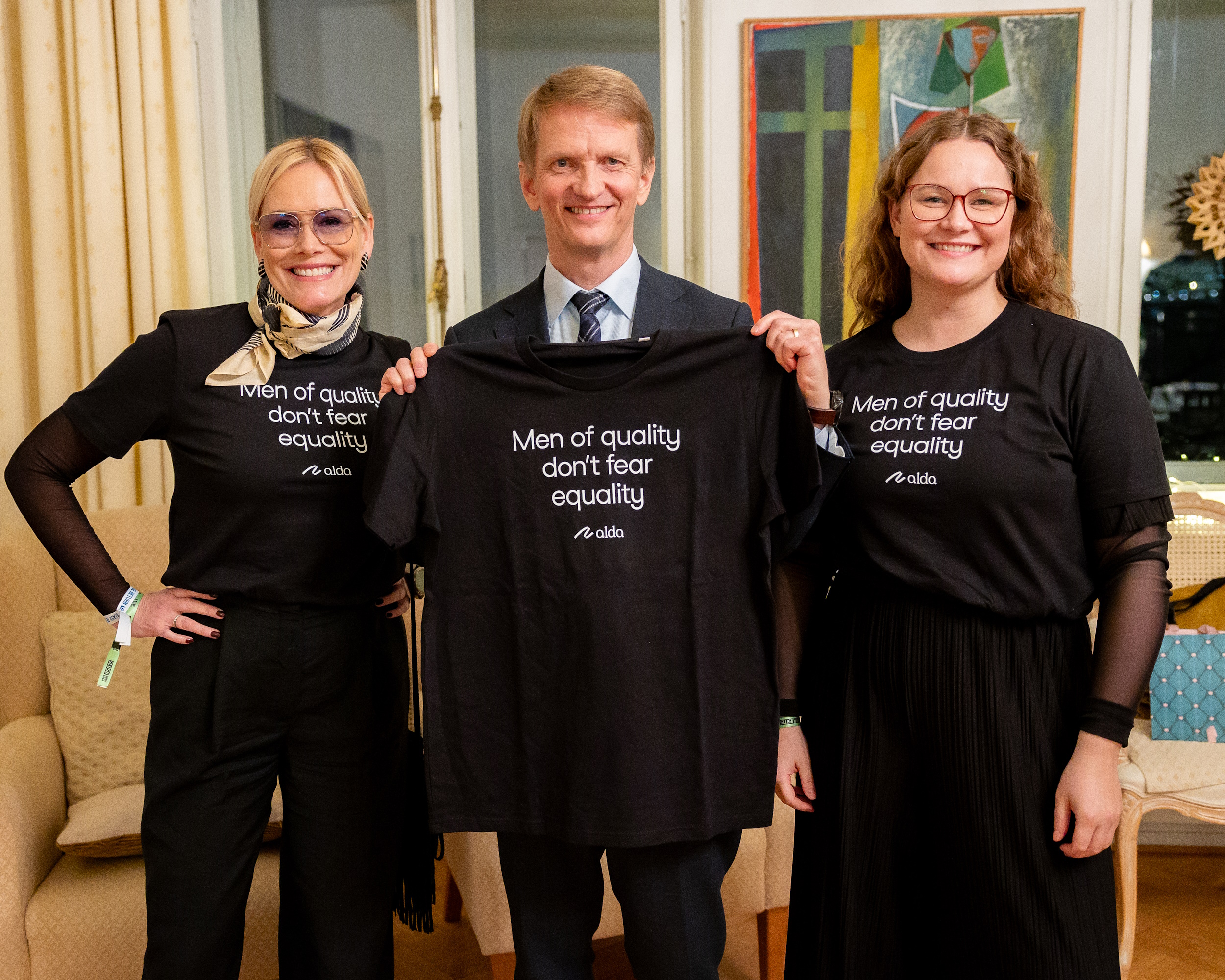 Þórey Vilhjálmsdóttir, Harald Aspelund og Sygin Jónsdóttir