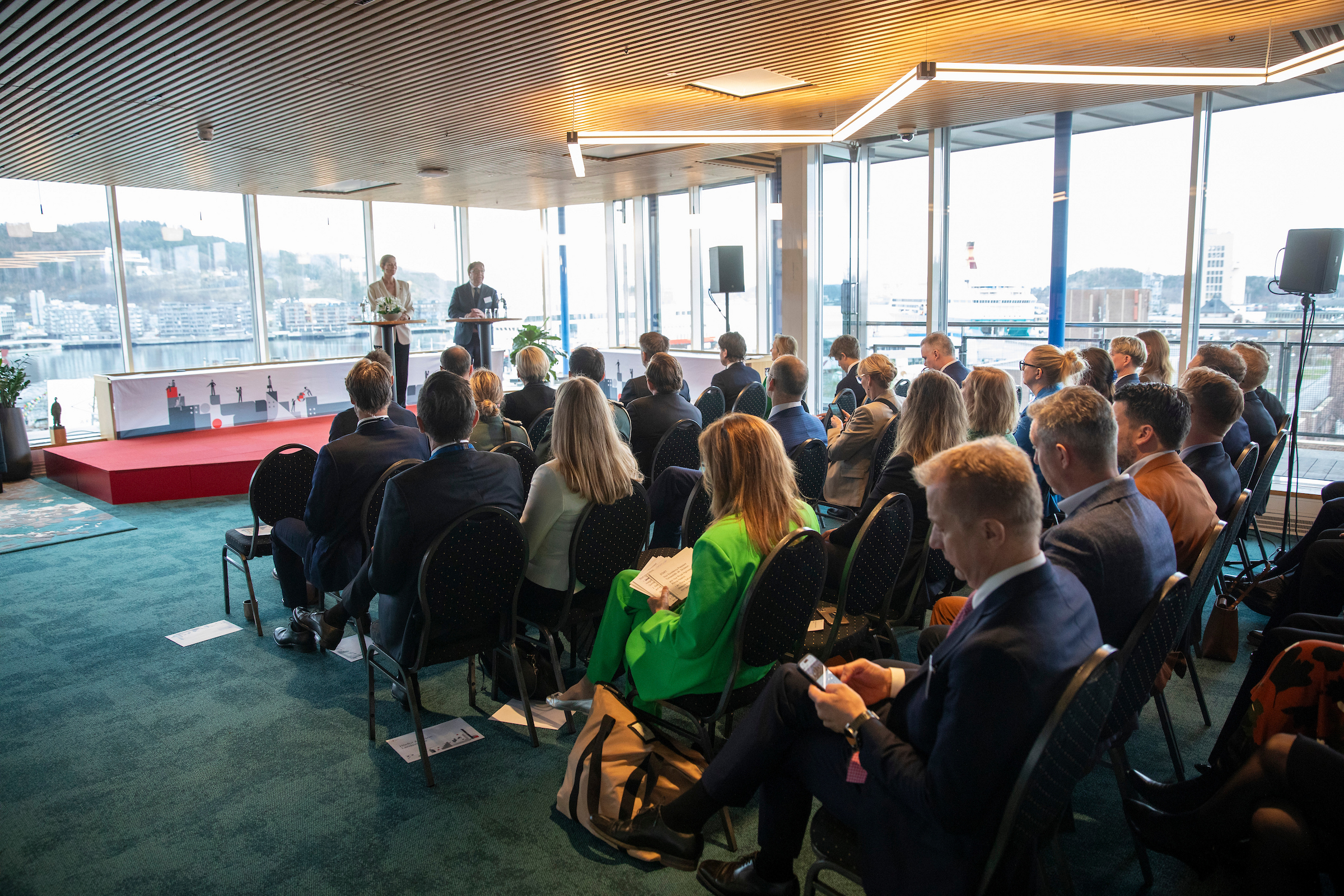 Business Iceland delegation and guests on a state visit to Norway
