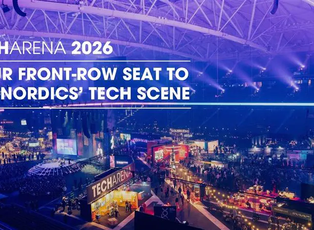 Banner for Techarena 2026 in purple colour