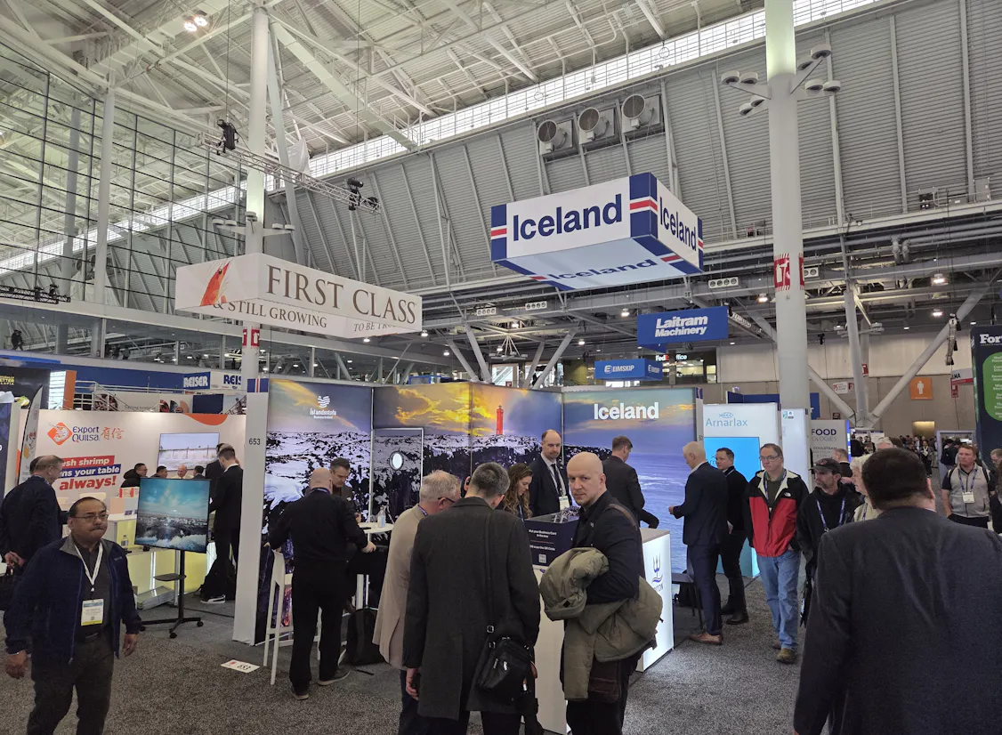 Svæði Íslands á sjávarútvegssýningunni í Boston 2026.
