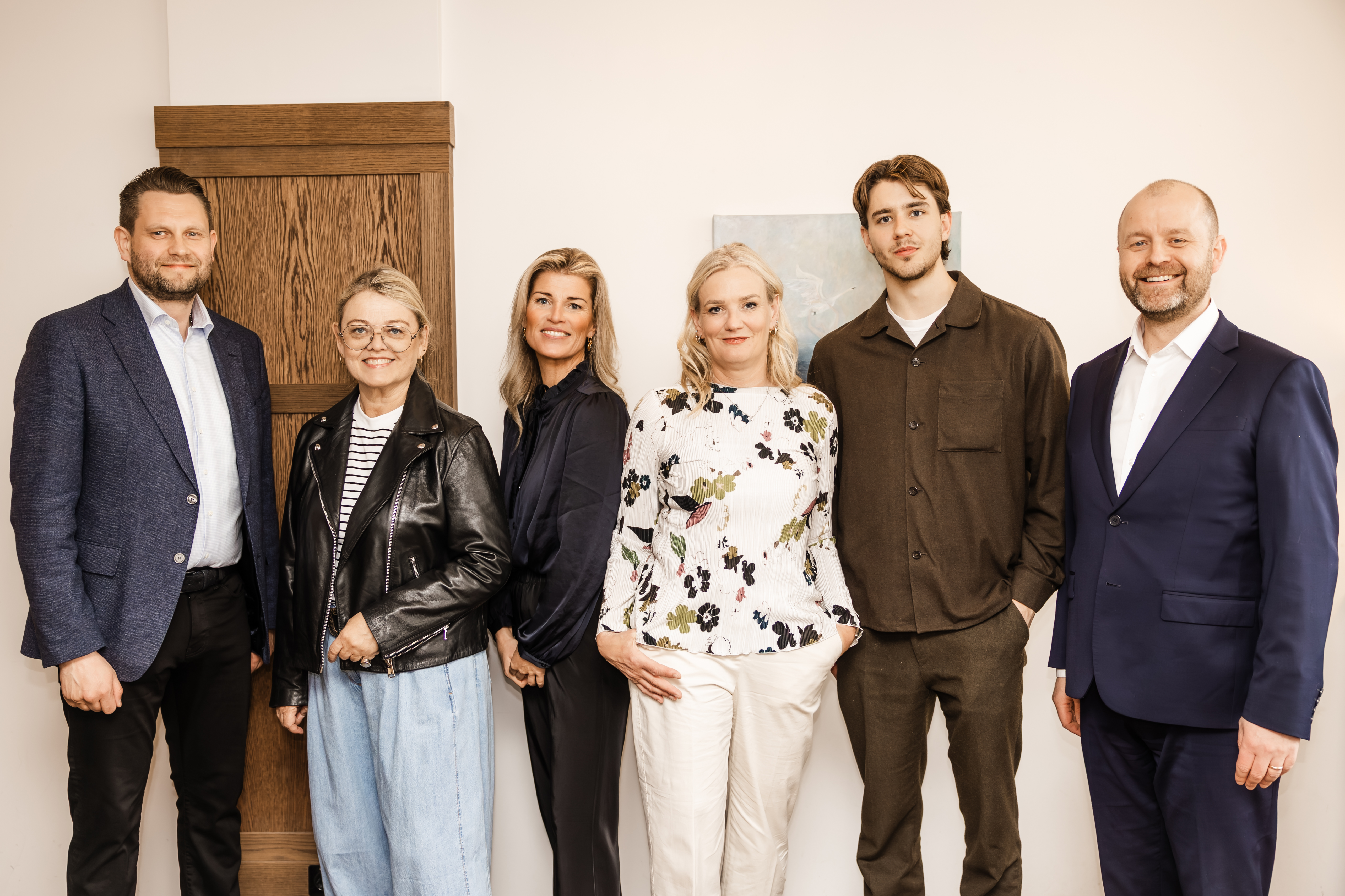Ásgeir Theodórsson, Erna Björnsdóttir, Bryndís Alexandersdóttir, Heiðrún Emilía Jónsdóttir, Bjartur Elíasson og Gunnlaugur Jónsson 