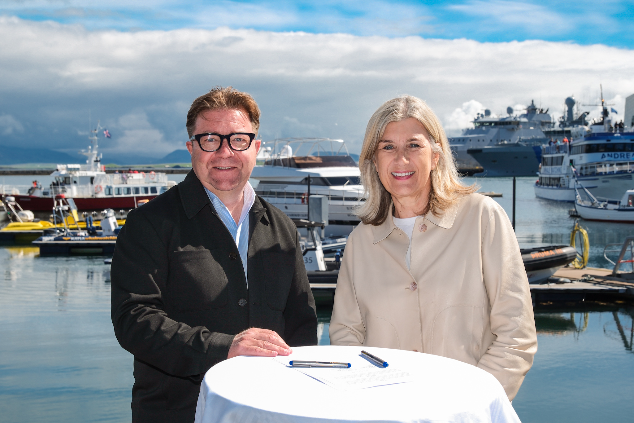 Pétur Óskarsson og Hanna Katrín