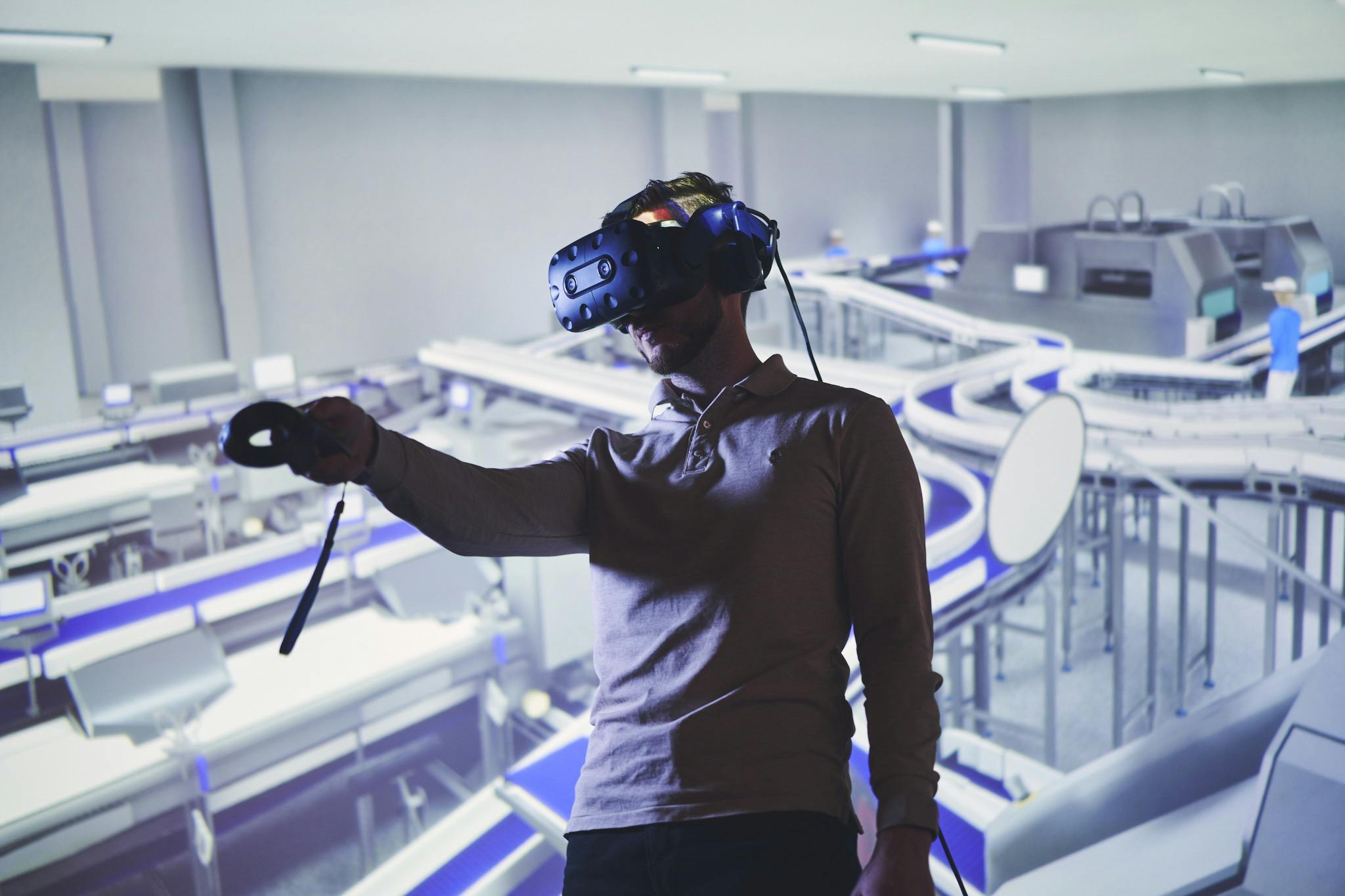 Using virtual reality to design equipment at Marel