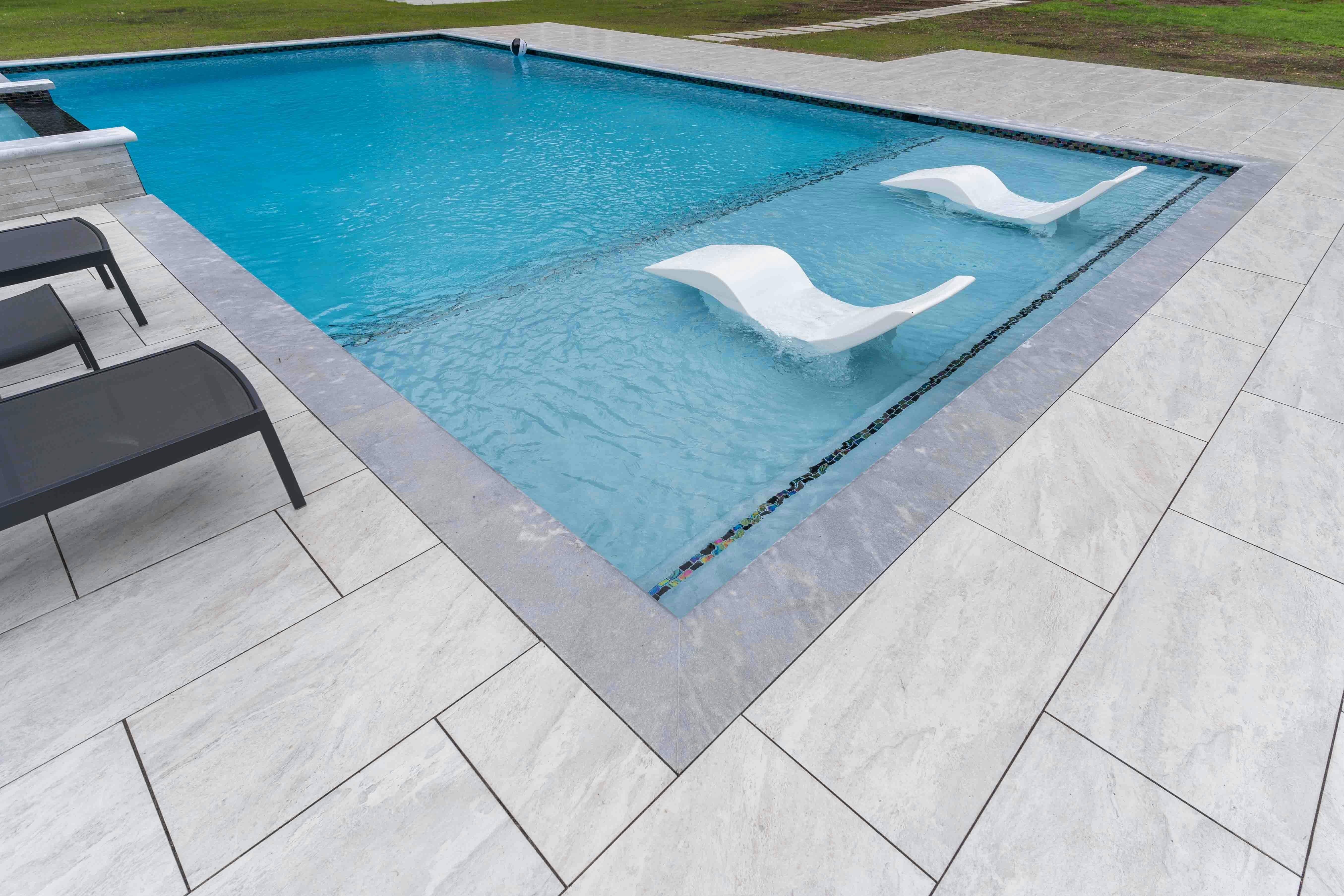 Gunite Pool and Outdoor Kitchen in Syosset, NY Italia Outdoor Living