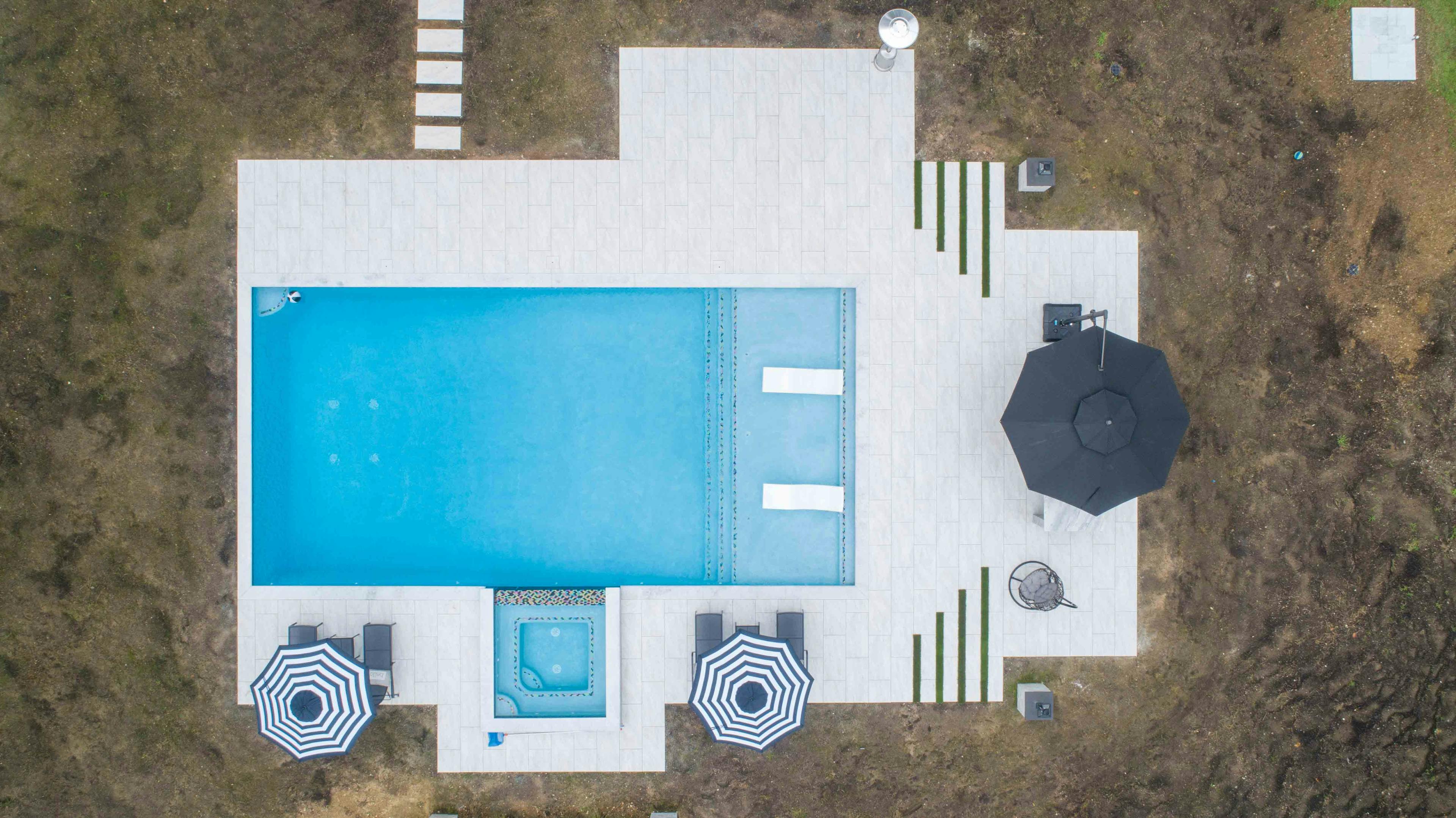 Gunite Pool and Outdoor Kitchen in Syosset, NY Italia Outdoor Living