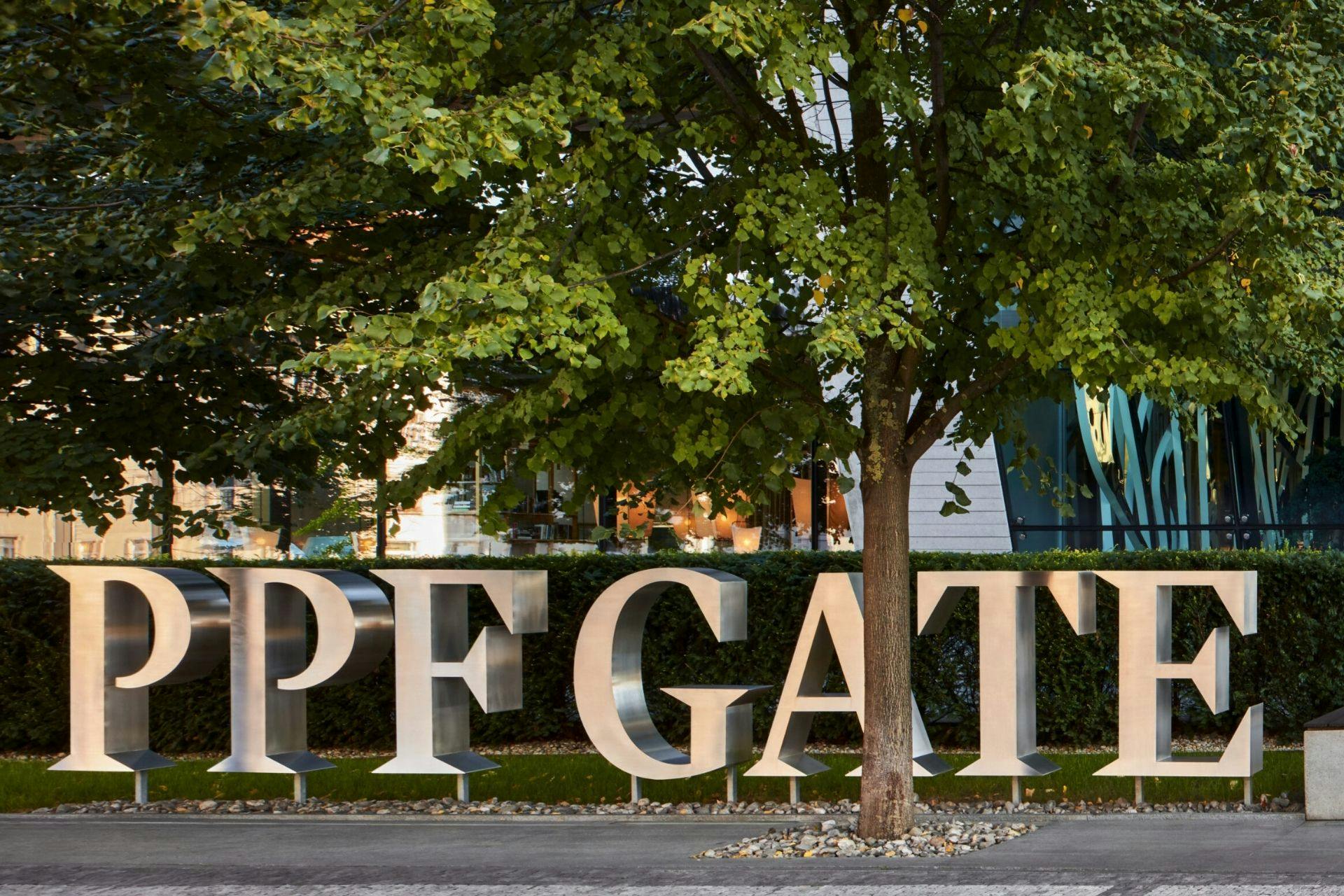 PPF gate in Prague