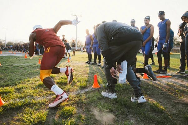 40 yard dash