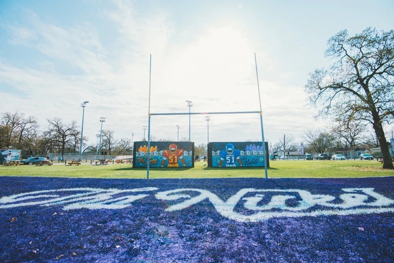 the goal post