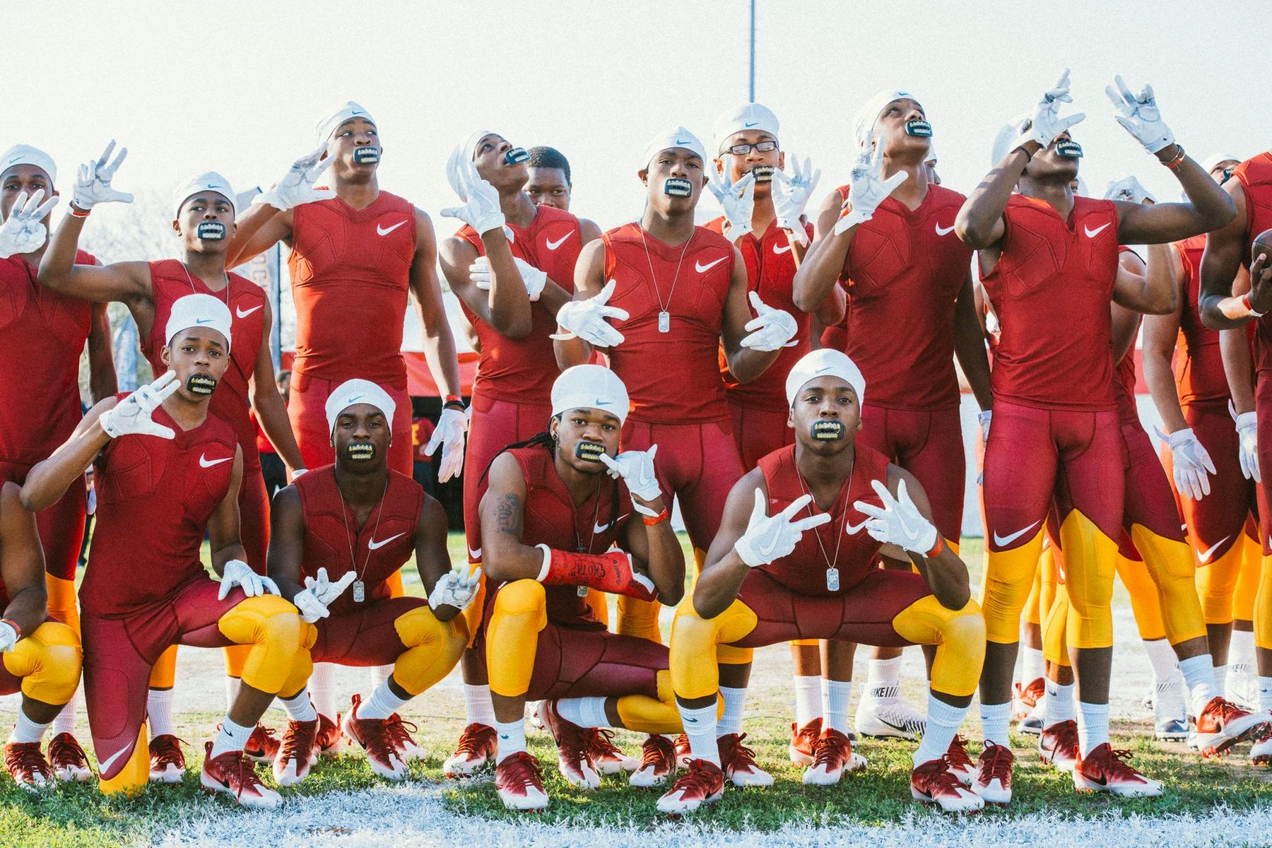 the whole football team