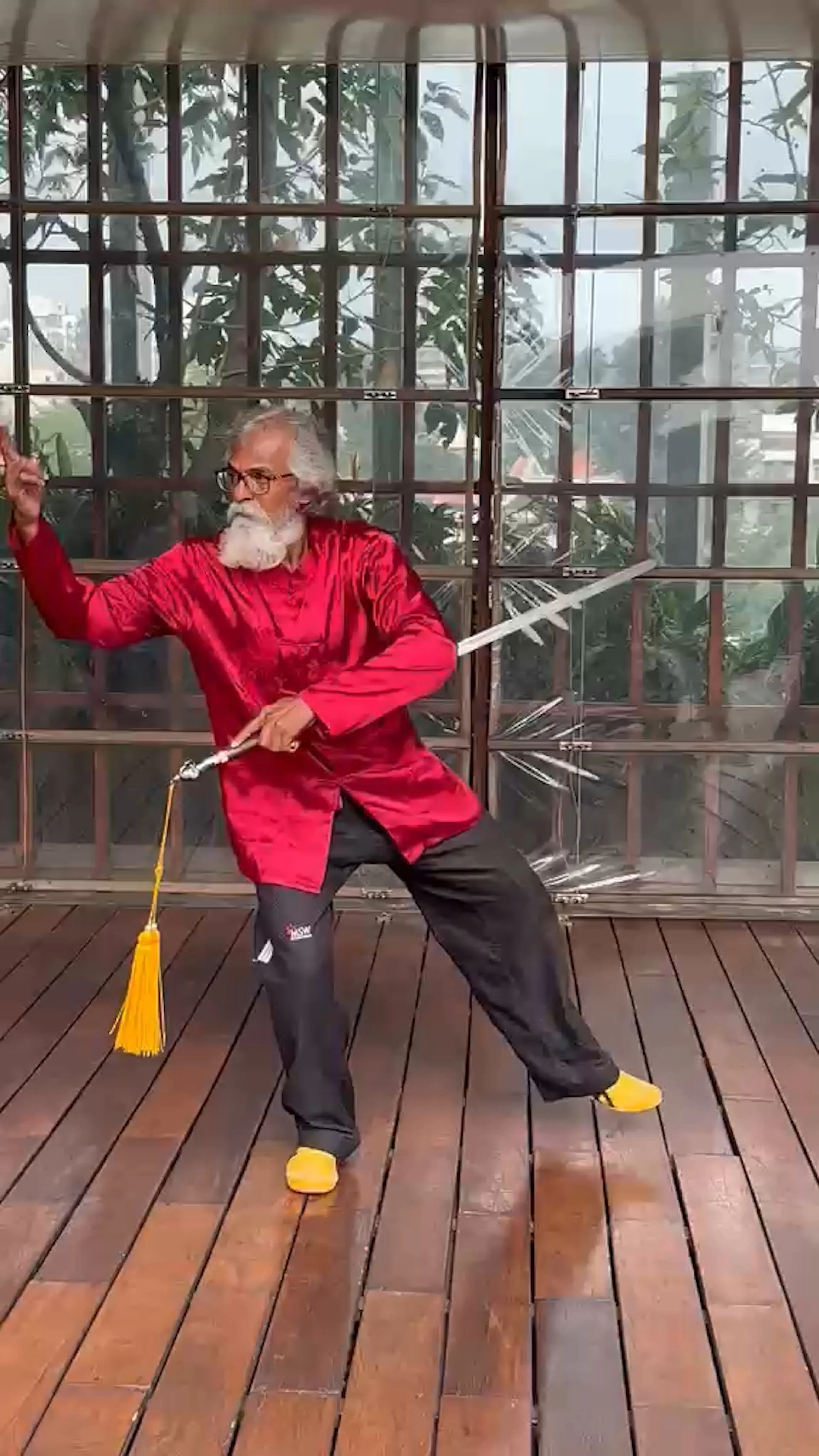 Master Krishna Kumar, Yang Style Taichi Master and founder of IWMA Taichi Academy