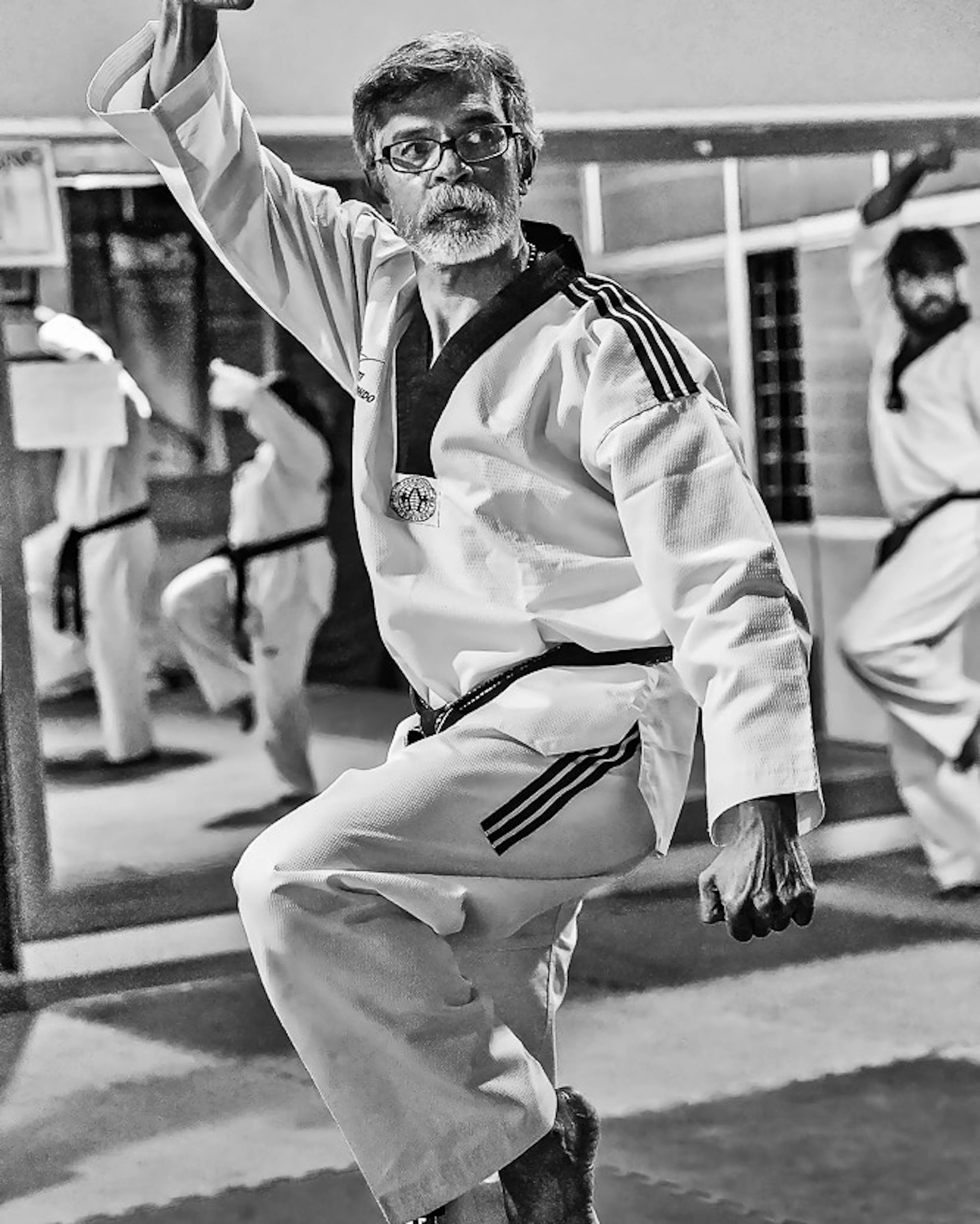 Master Krishna Kumar, 4th Dan Black Belt in Taekwondo and founder of IWMA Taekwondo Academy