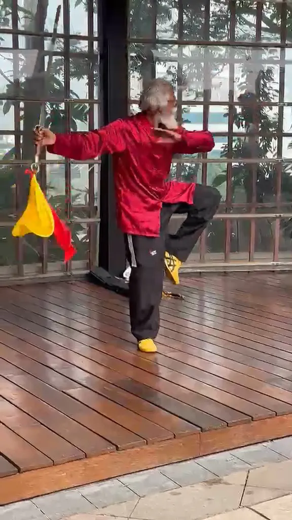 Master KK — Taichi sword balance