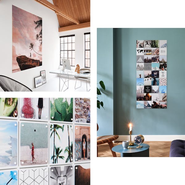 Wall decoration with your own photos