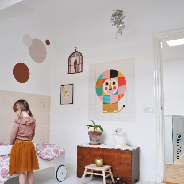 Bohemian interieur babykamer