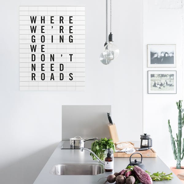 Kitchen quote wall decoration 