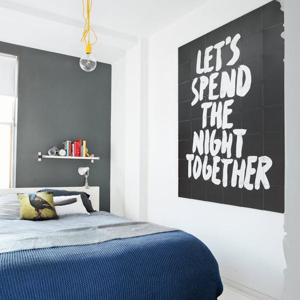 Let's spend the night together zwart wit song text quote van Marcus Kraft