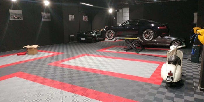 Izifloor garage floor tiles