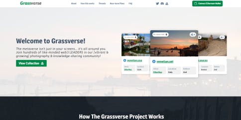Grassverse website