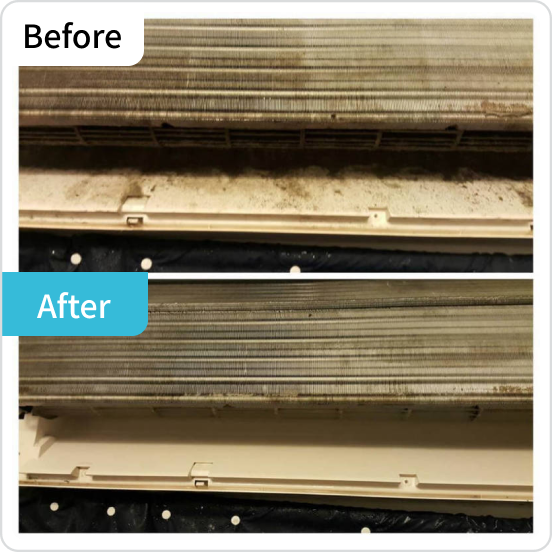 洗冷氣案例分享：冷氣出風口濾網清潔
