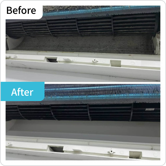 洗冷氣案例分享：冷氣內機清理