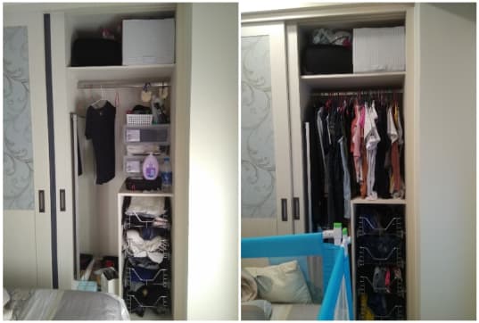 收納整理後，衣服擺放更有規則，告別雜亂衣物，再也不會找不到想穿的衣服