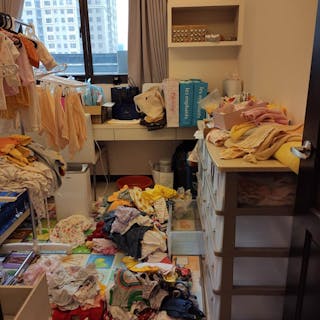 嬰兒衣服玩具收納困難