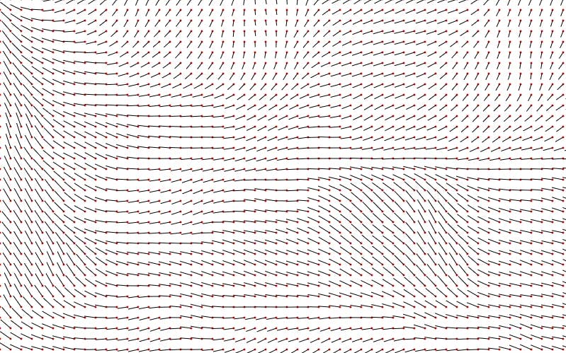 Perlin vector field with magnitudes