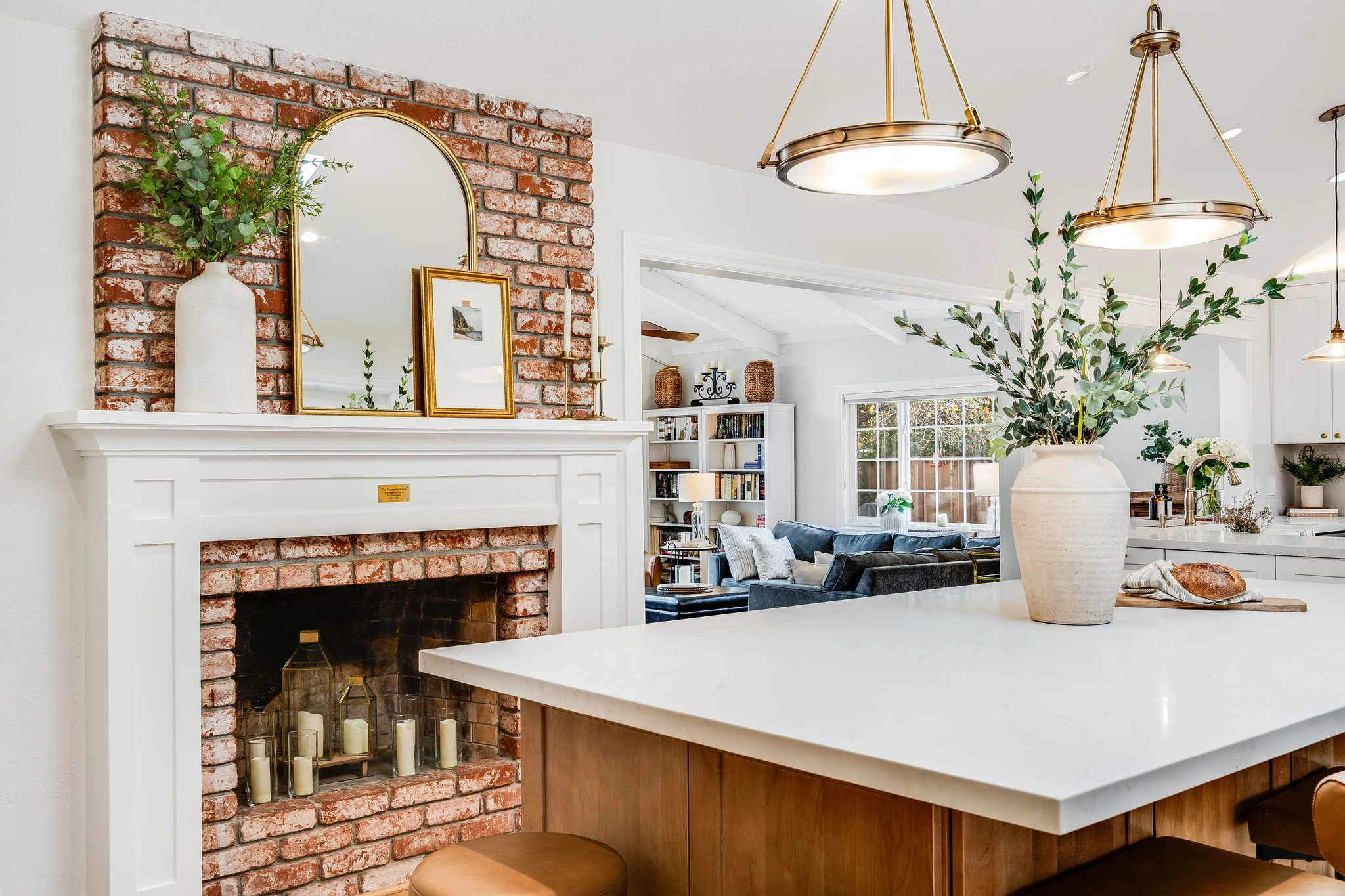 Castello Remodel - Fireplace