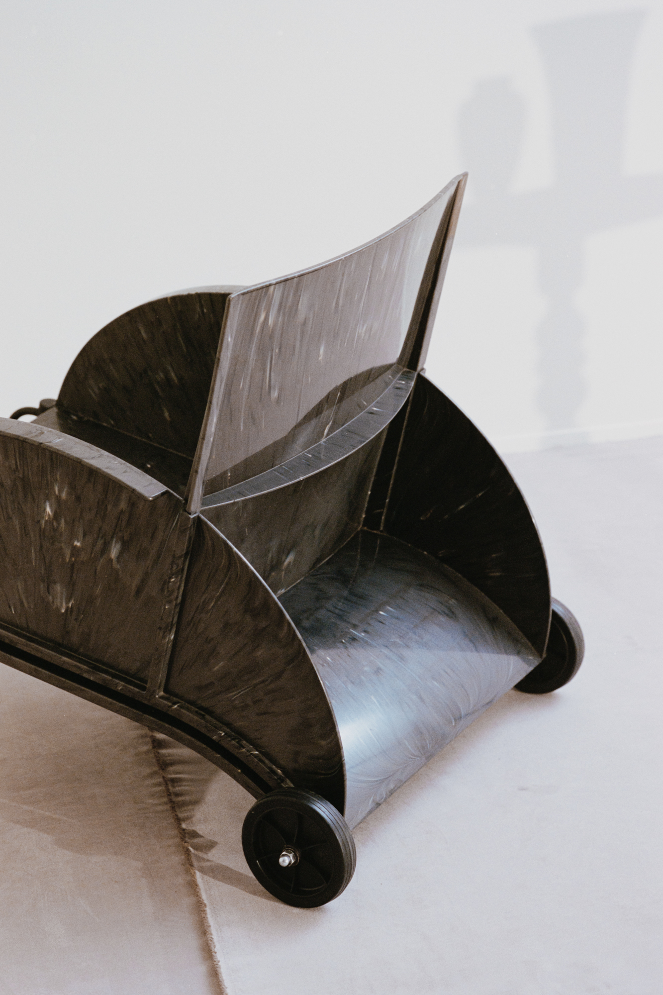 4814 Lounge Chair for Kartell, Black, 1988 - ANNA CASTELLI 4814 Lounge Chair for Kartell, Black, 1988 - ANNA CASTELLI