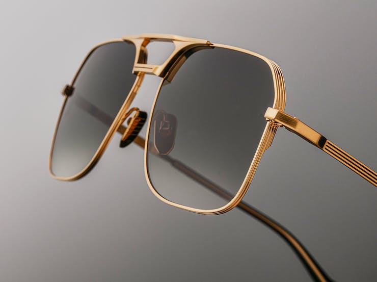 Gallery Stanley Eyeglasses Gold