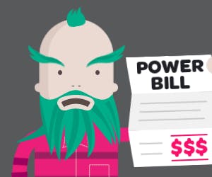 The banner ad animation that we animated for Powershop.