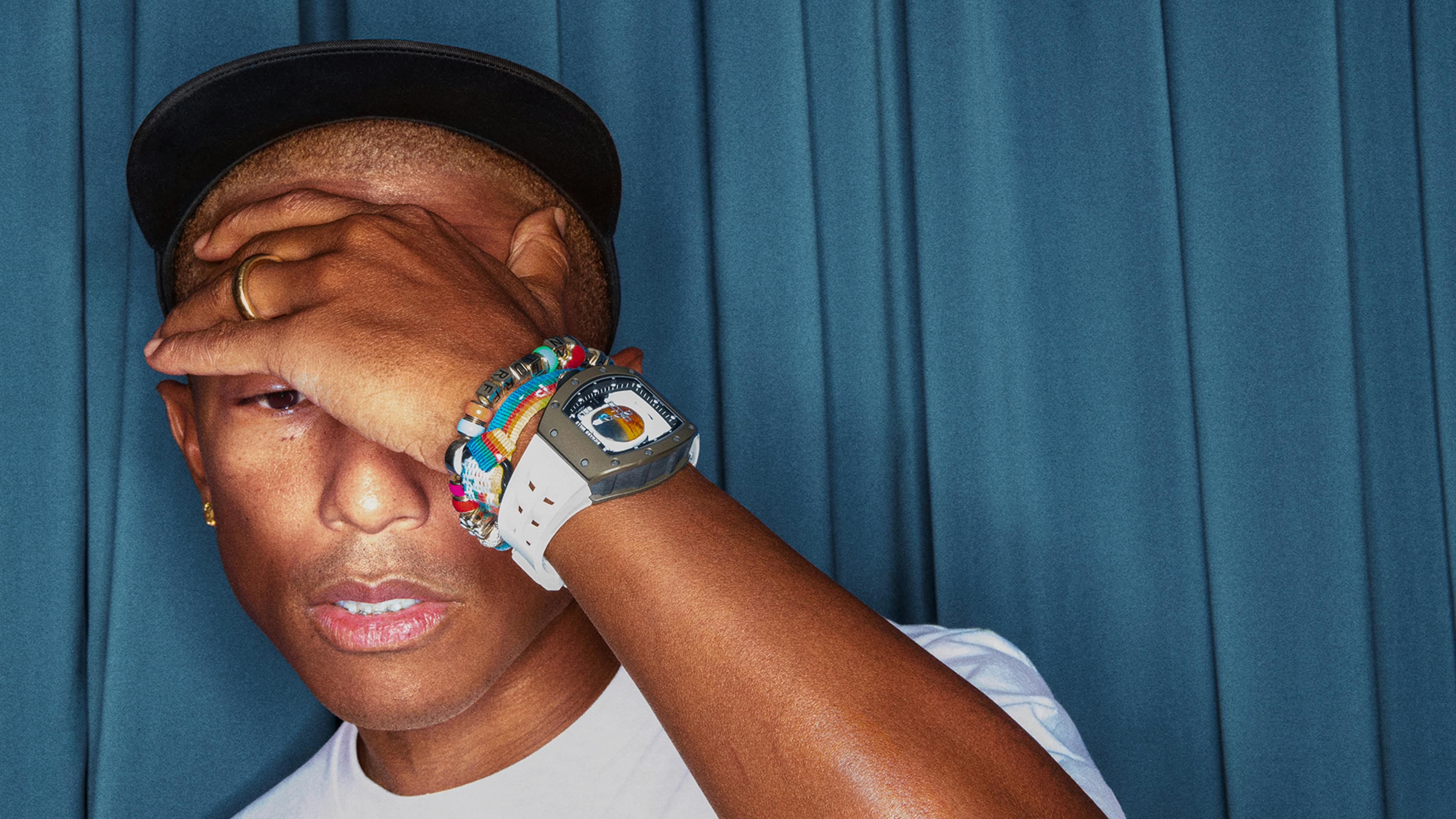 Pharrell Williams x Richard Mille Collection campaign photograph