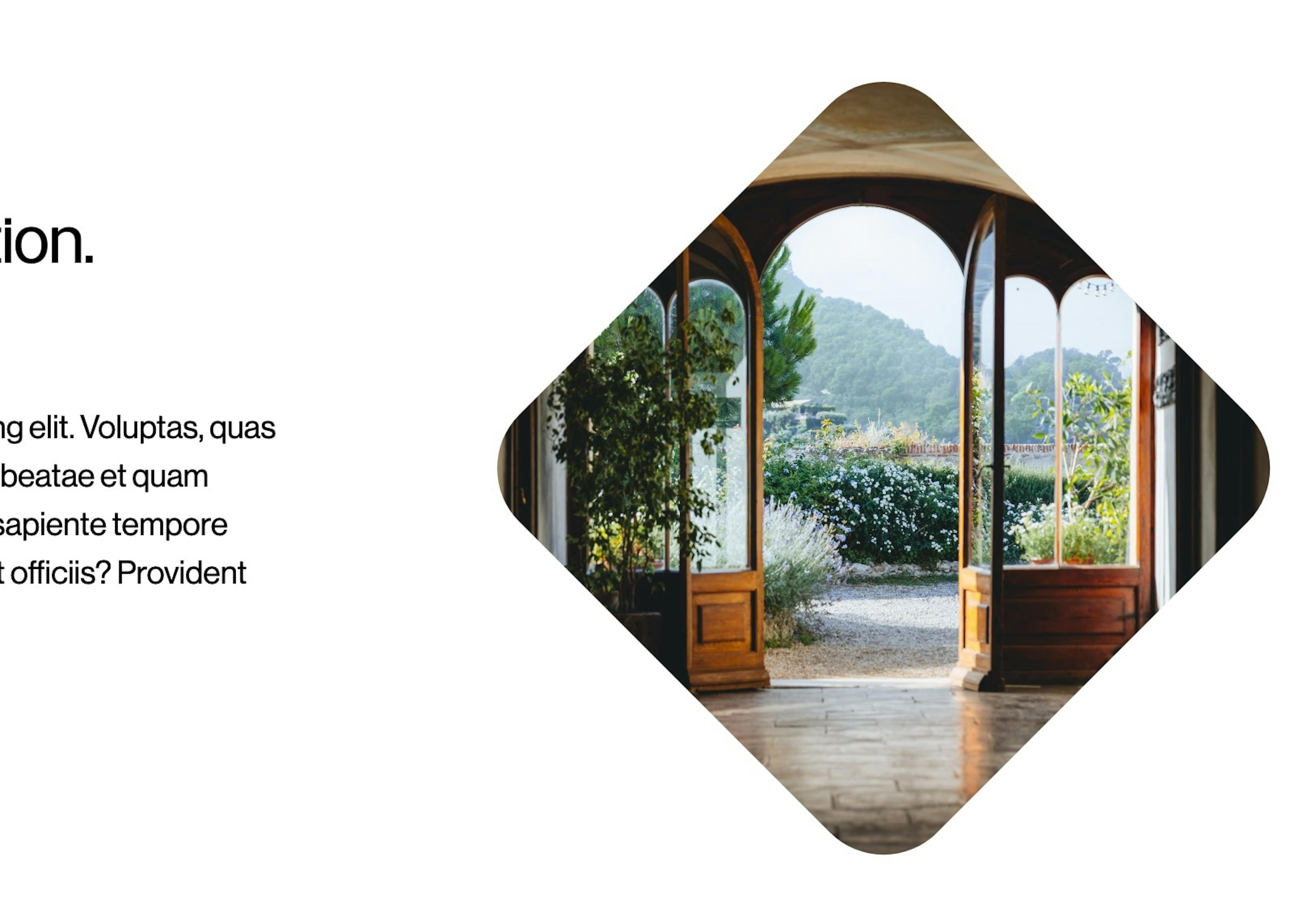 example of diamond image using css image mask