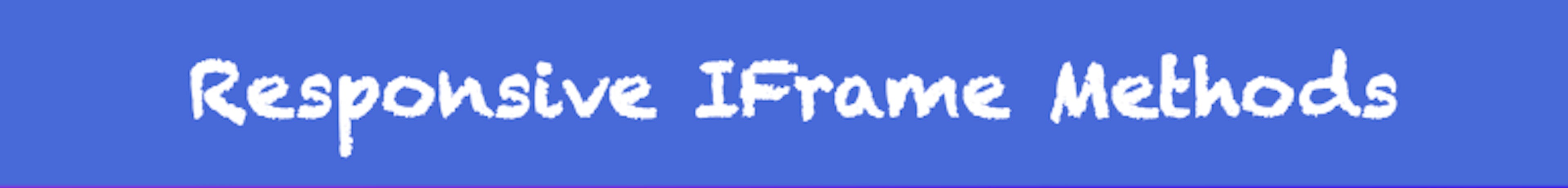 responsive iframes