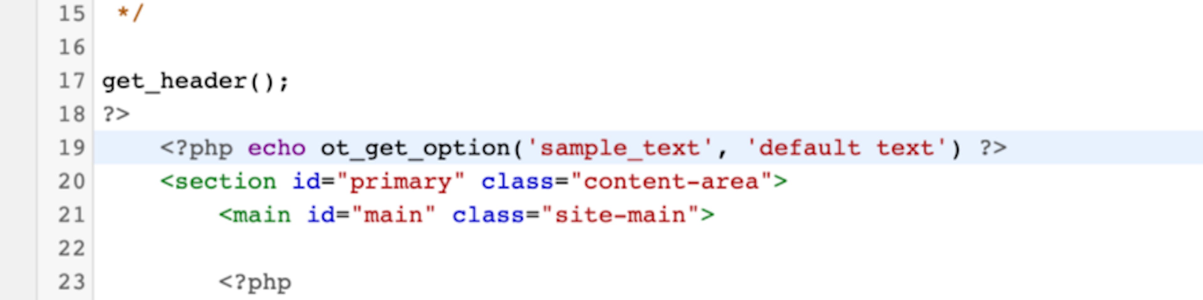 Outputting Text From OptionTree Input