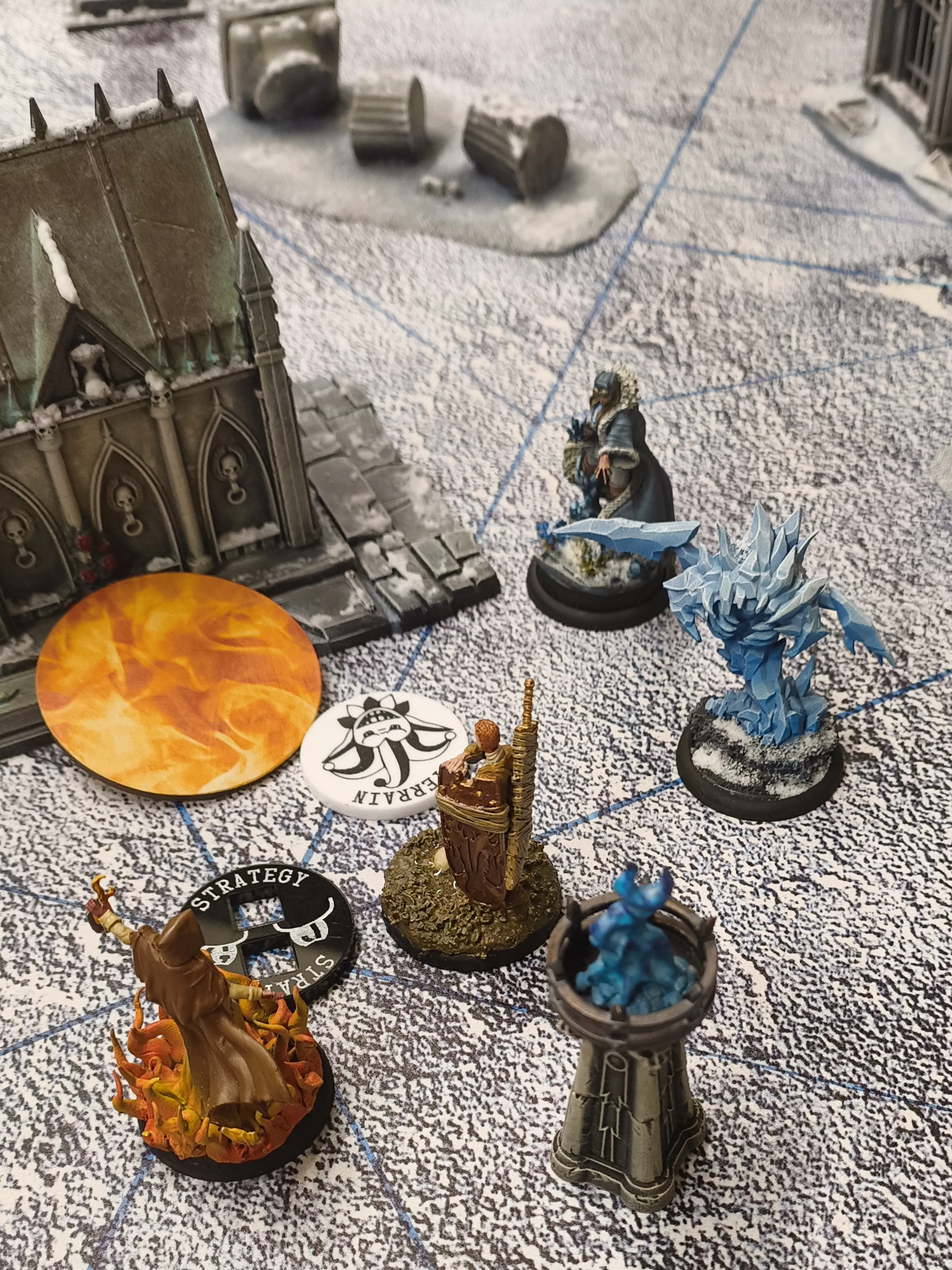Reva model making Pyre Markers near Rasputina