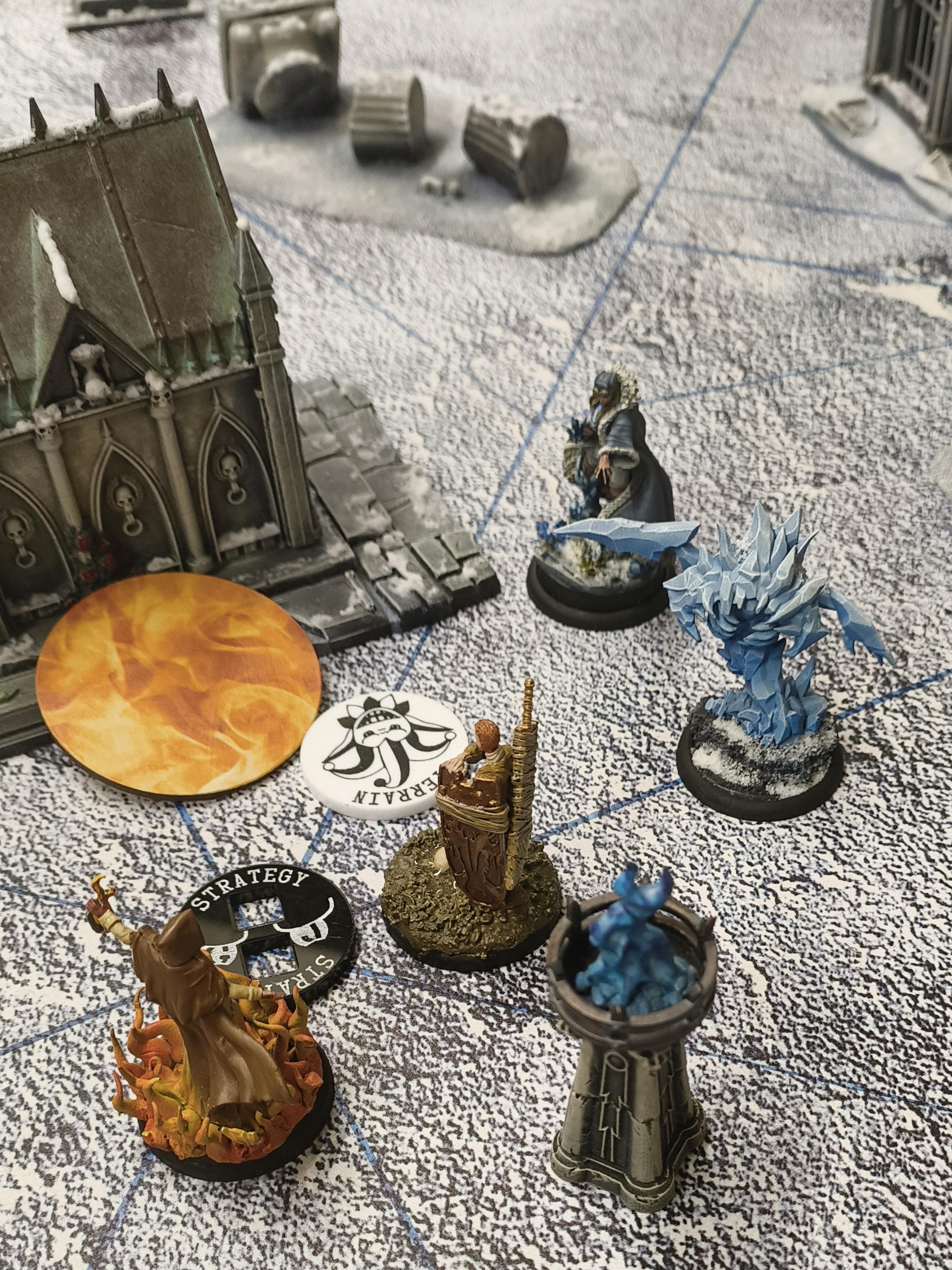 Reva model making Pyre Markers near Rasputina