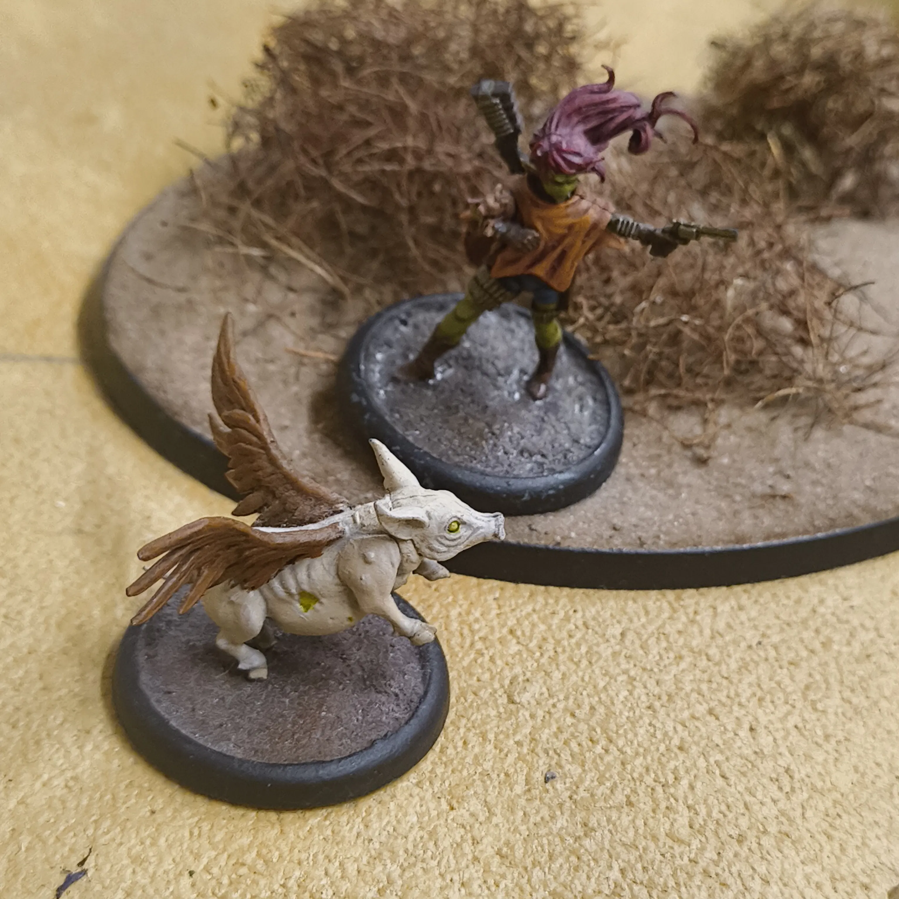 Flying Piglets Cause Pain