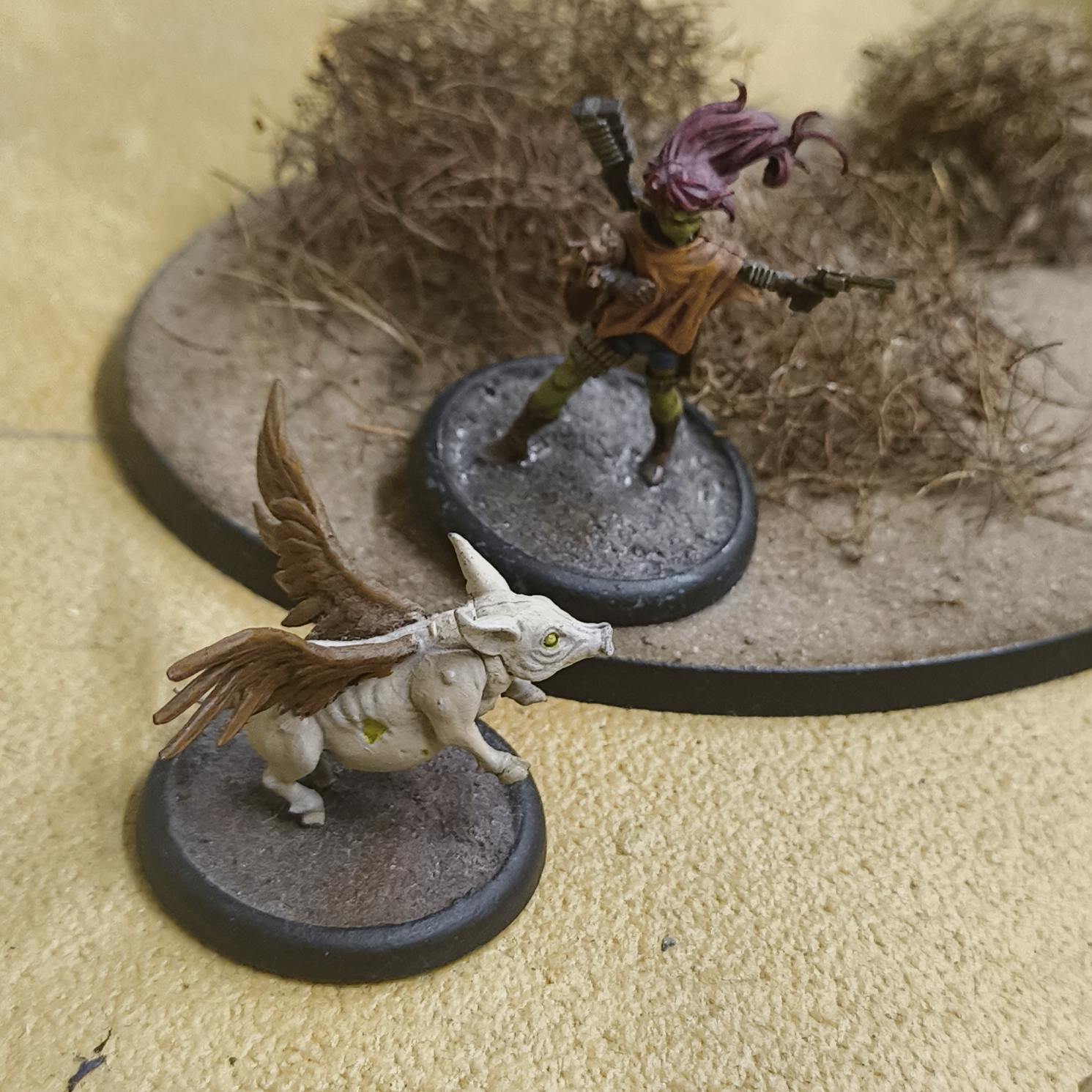 Flying Piglets Cause Pain