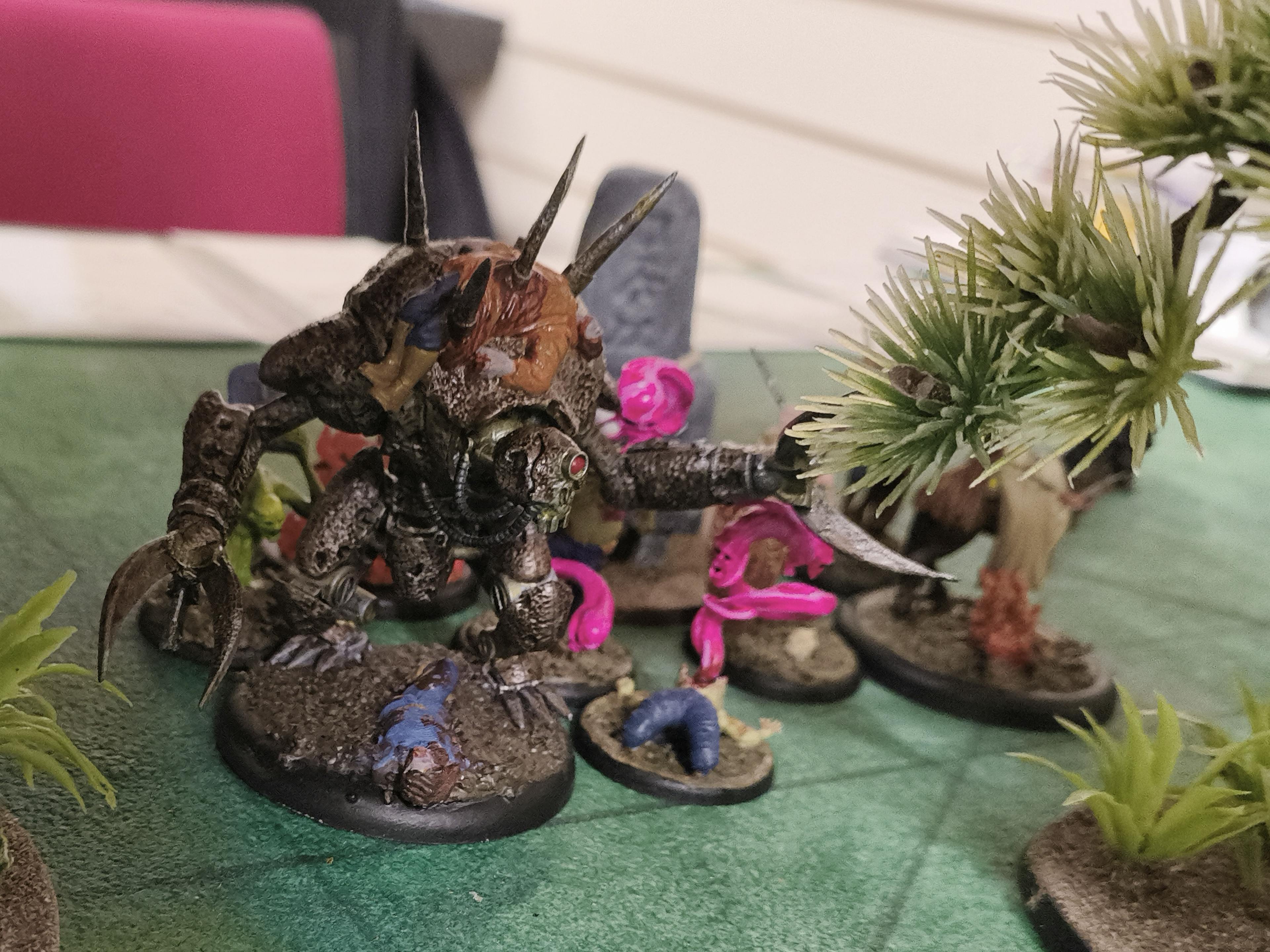 Old Hob and Corpse Candle Malifaux models