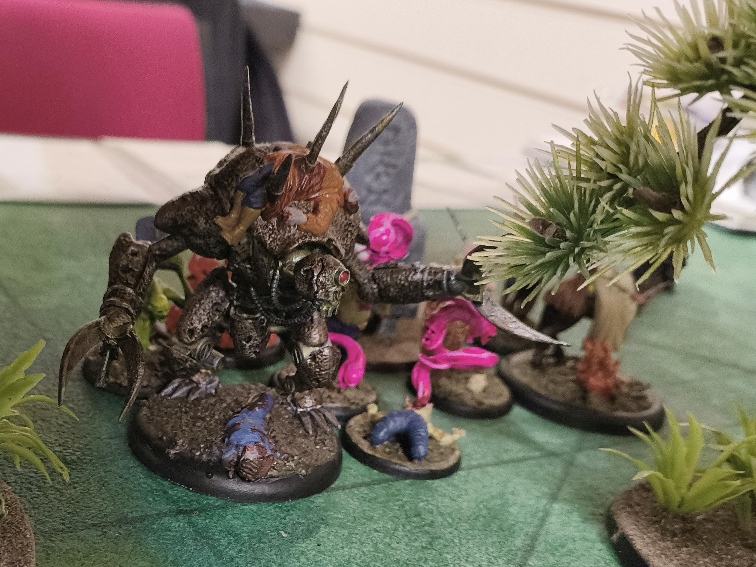 Old Hob and Corpse Candle Malifaux models