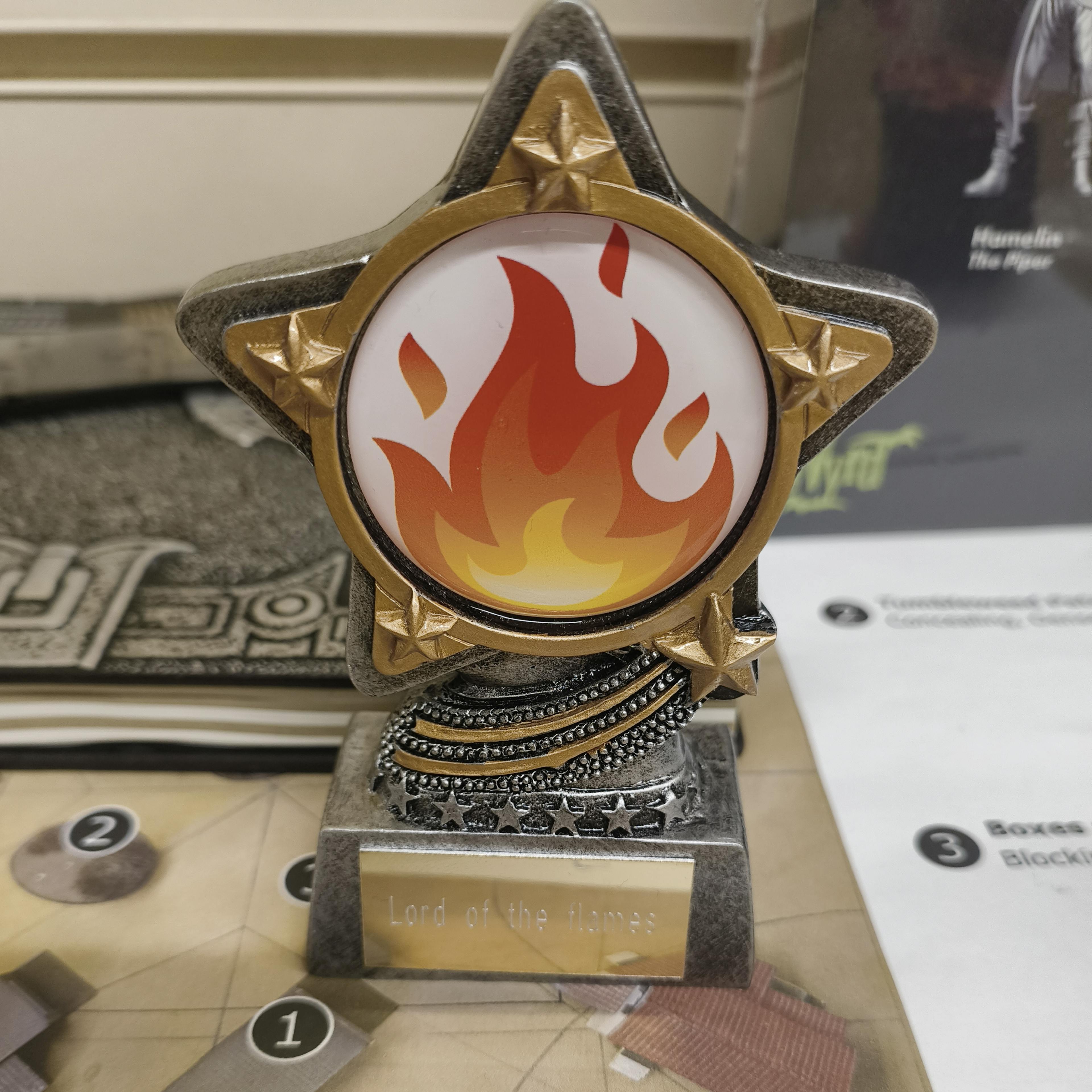 The Lord of the Flames trophy