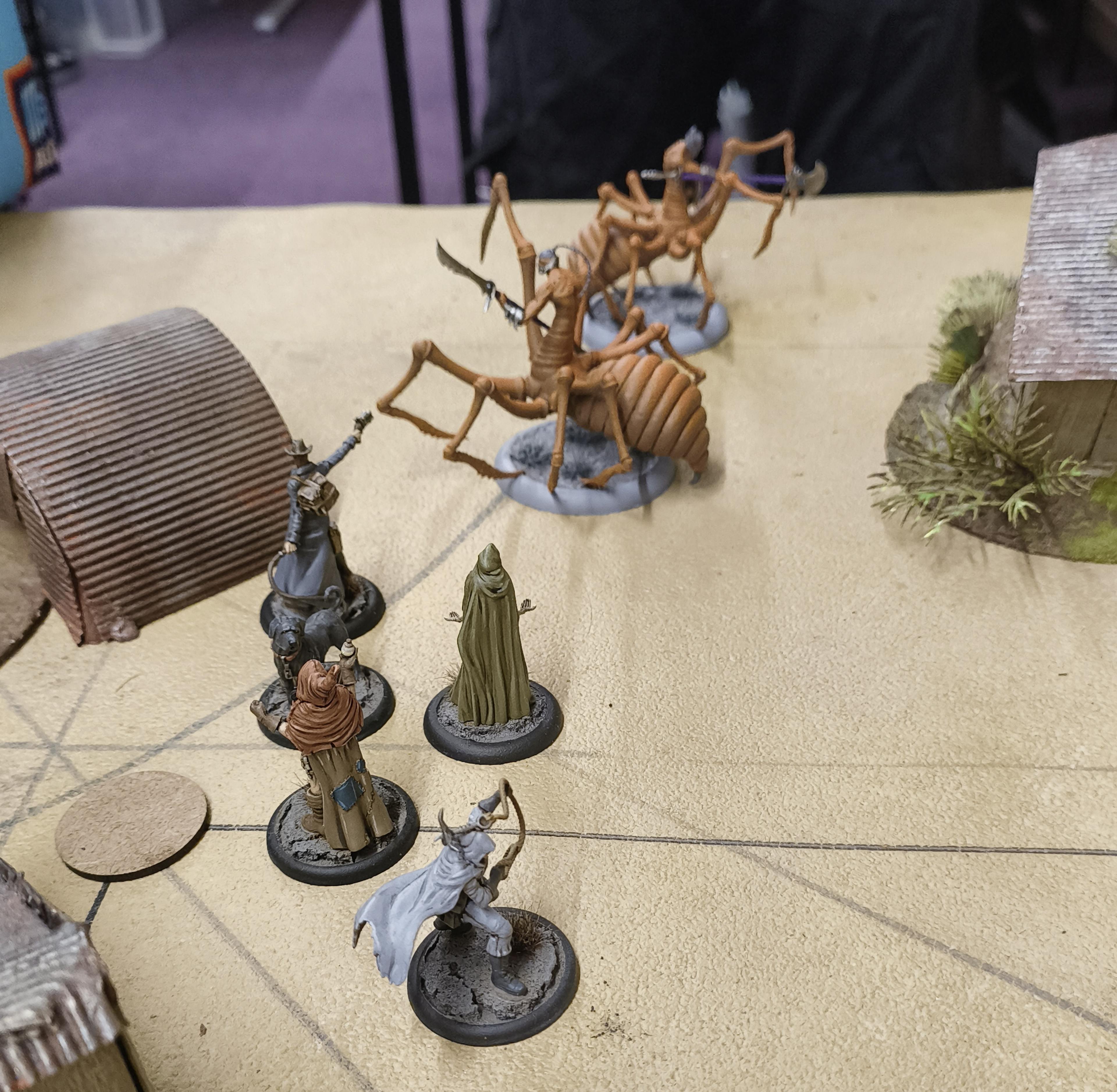 Some Wastrel models on the table