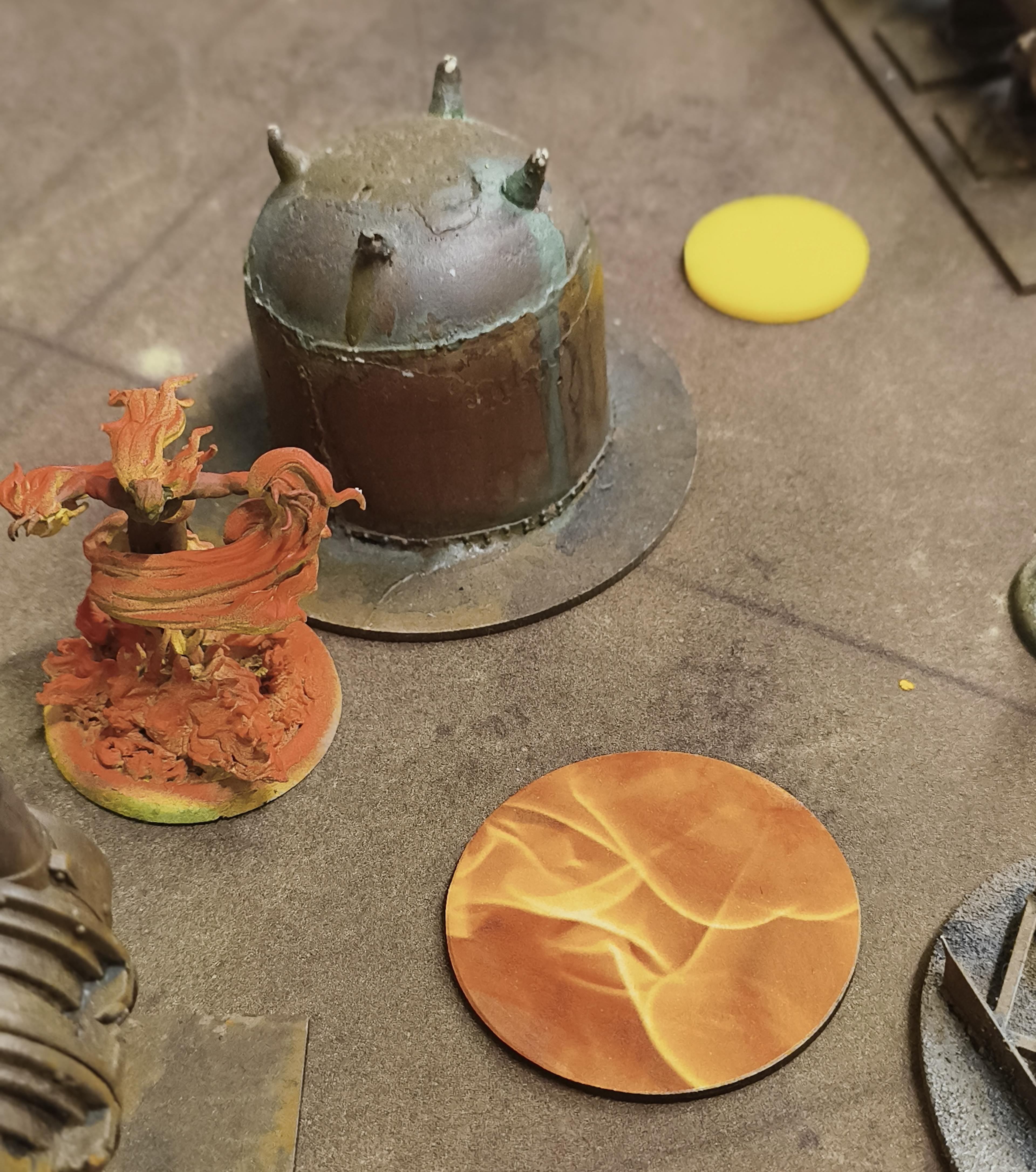 A Lampad and a Pyre marker