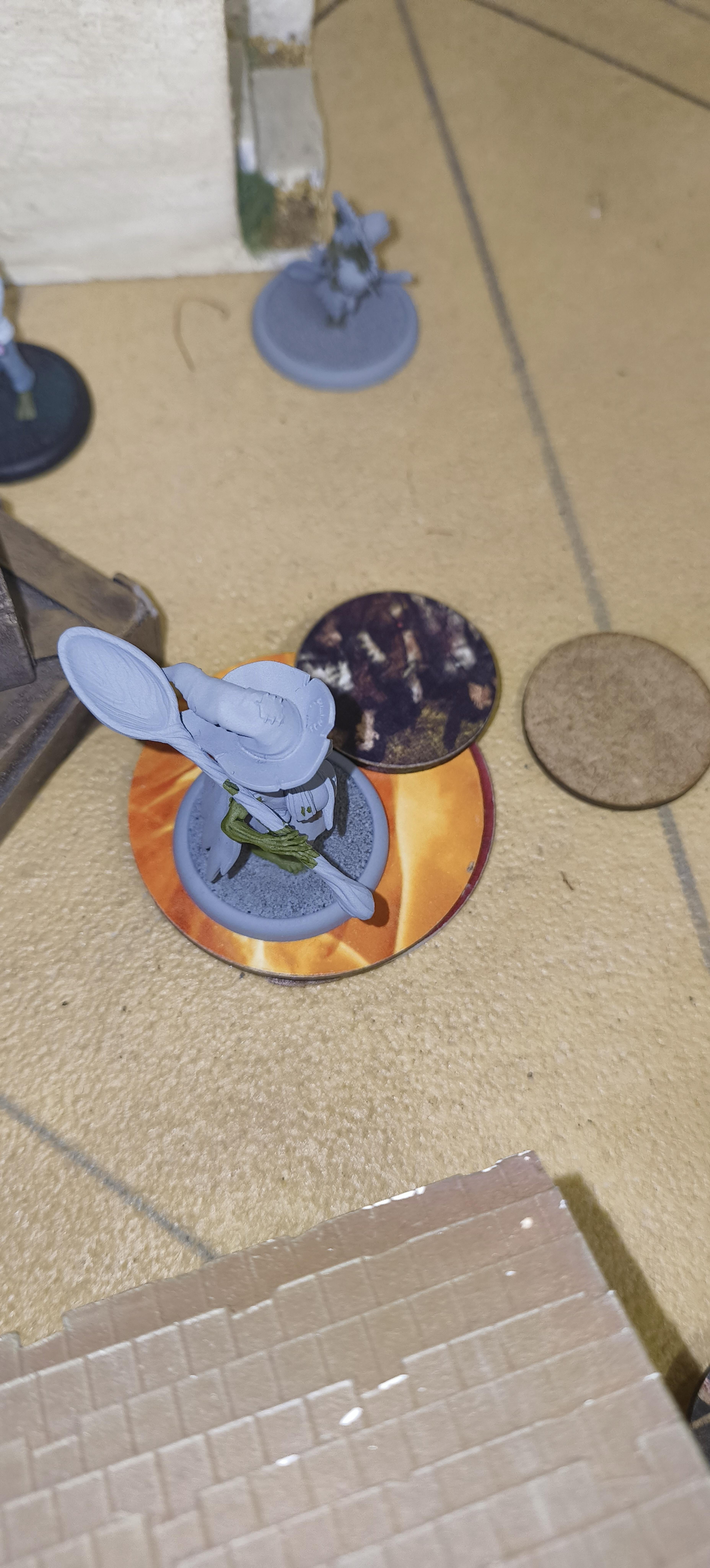 Mah tucket in a Pyre Marker in a game of Malifaux