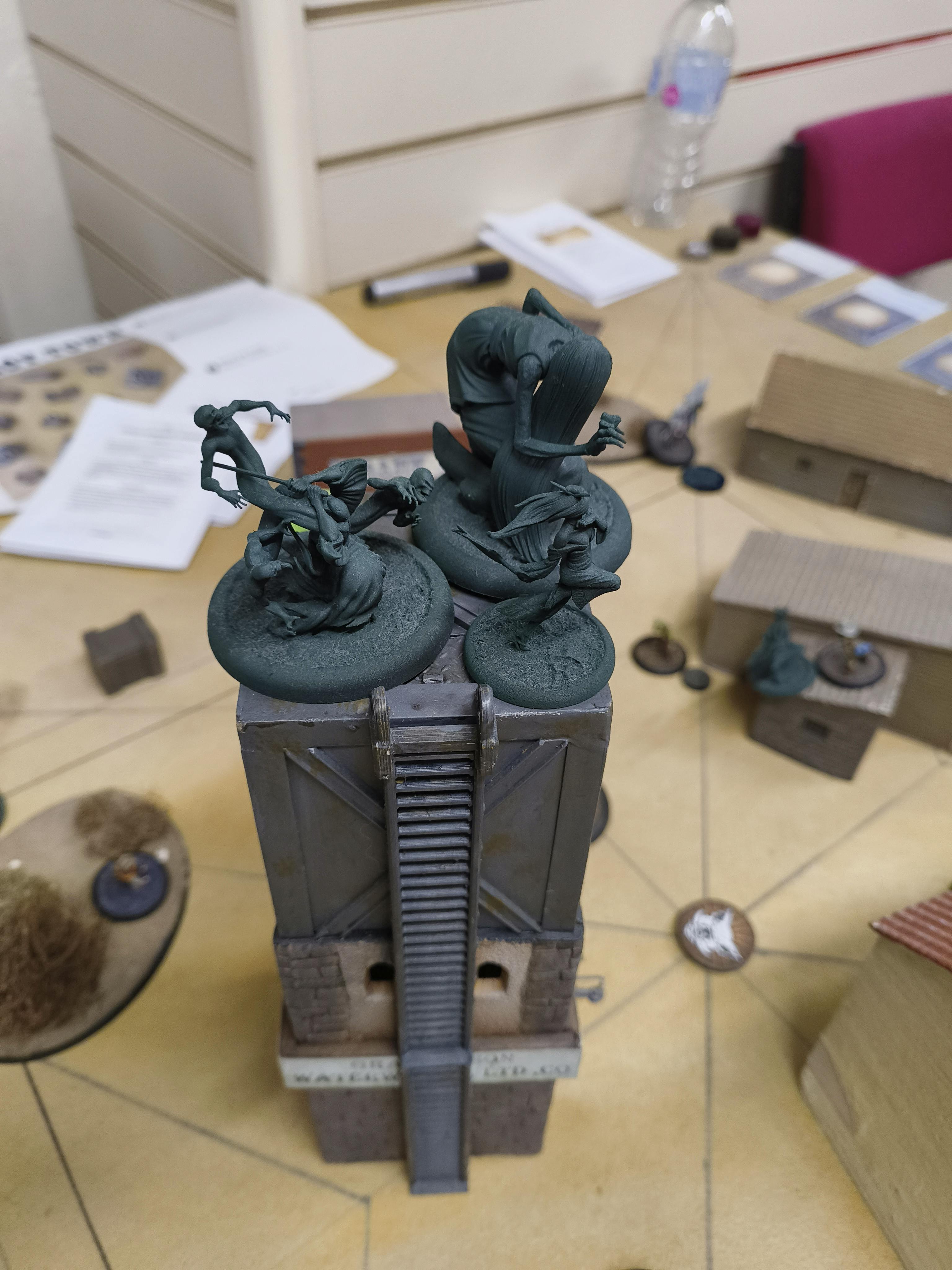 3 Big models on a tower